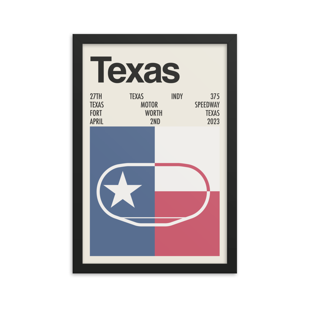 2023 Texas Indy 375 Print