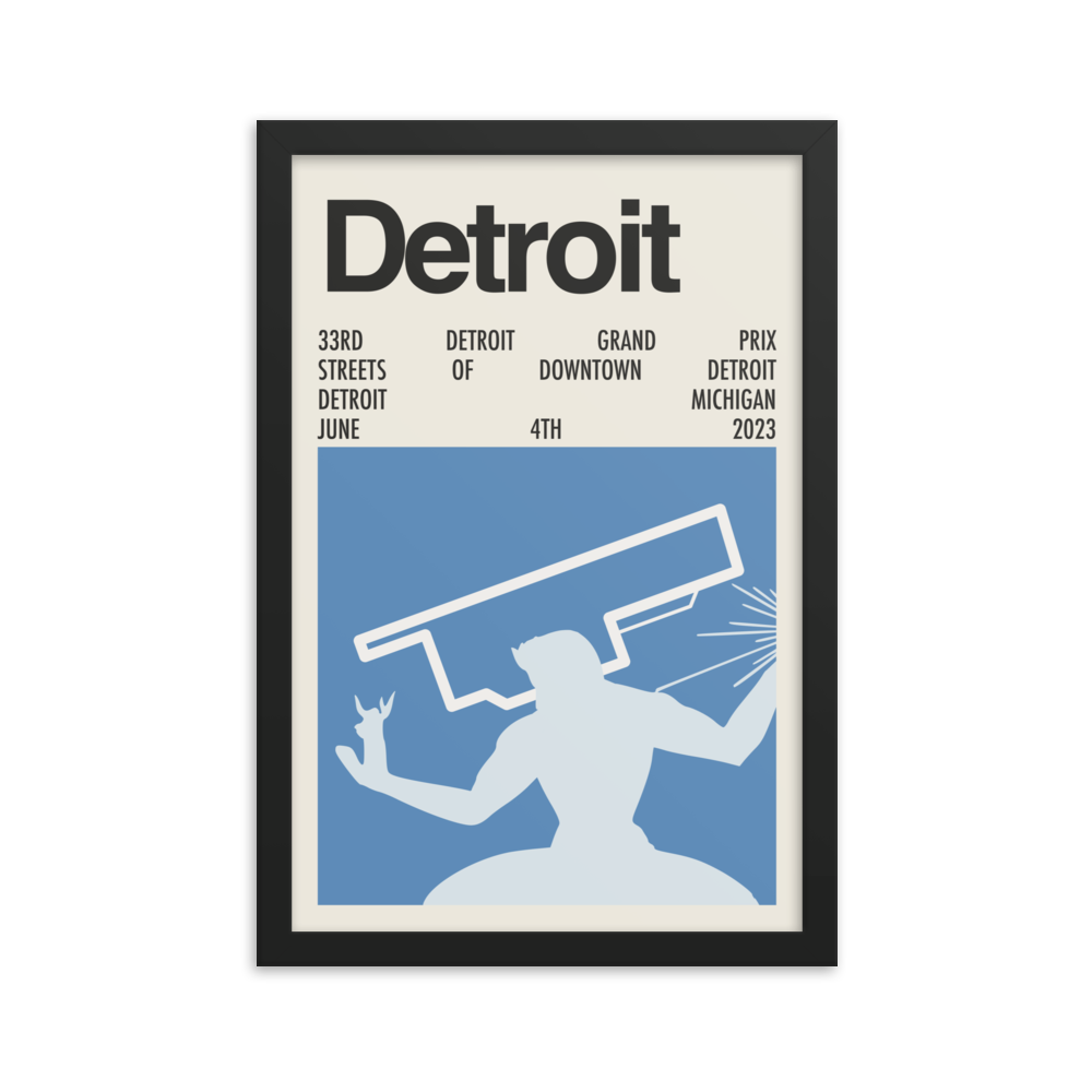 2023 Detroit Grand Prix Print