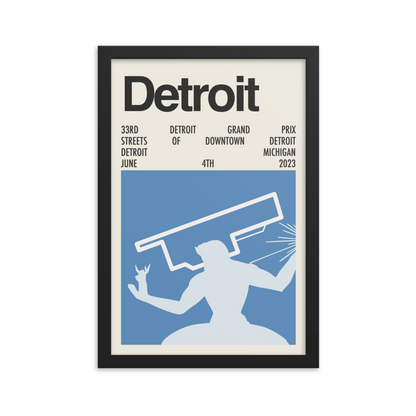2023 Detroit Grand Prix Print