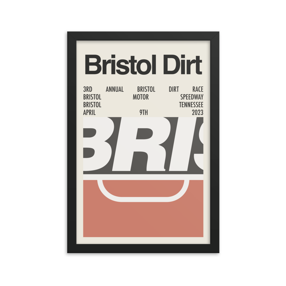 2023 Bristol Dirt Race Print