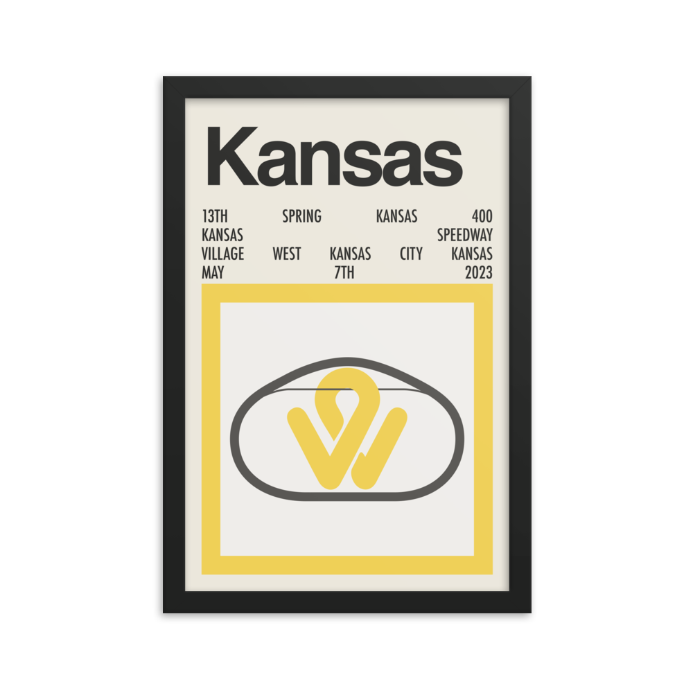 2023 Kansas Spring 400 Race Print