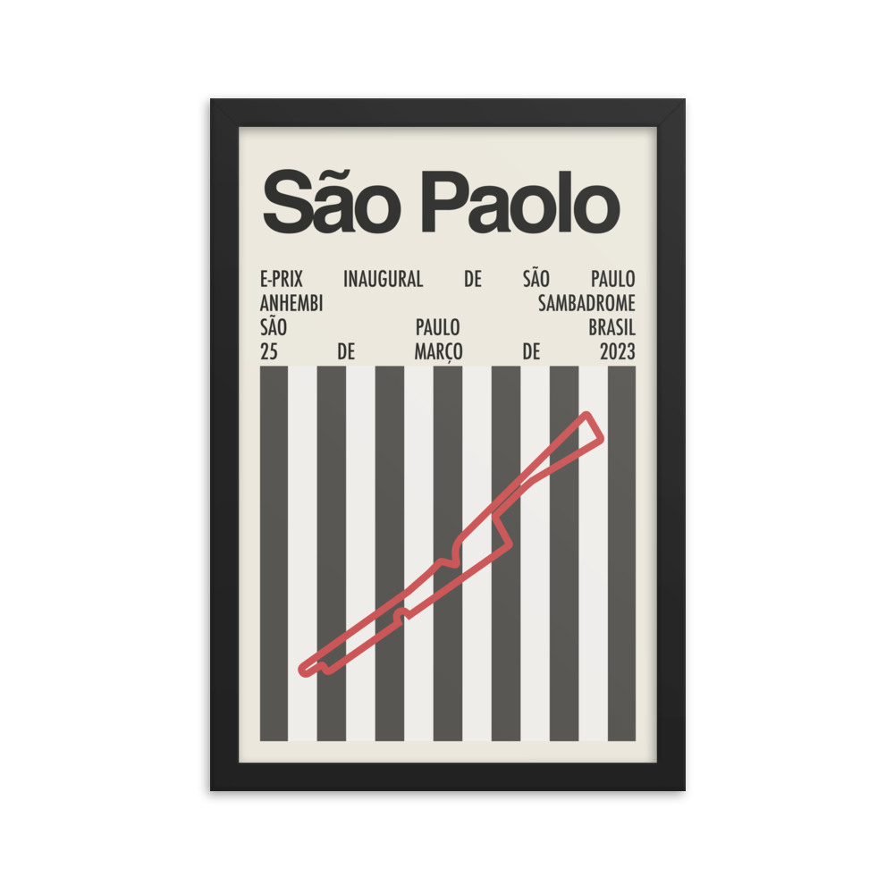 2023 São Paulo E-Prix Print