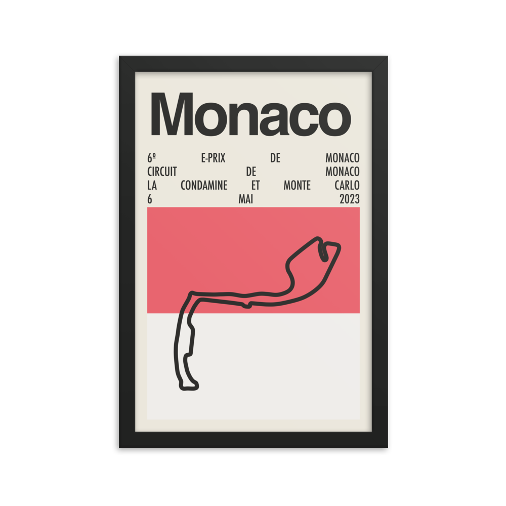 2023 Monaco E-Prix Print
