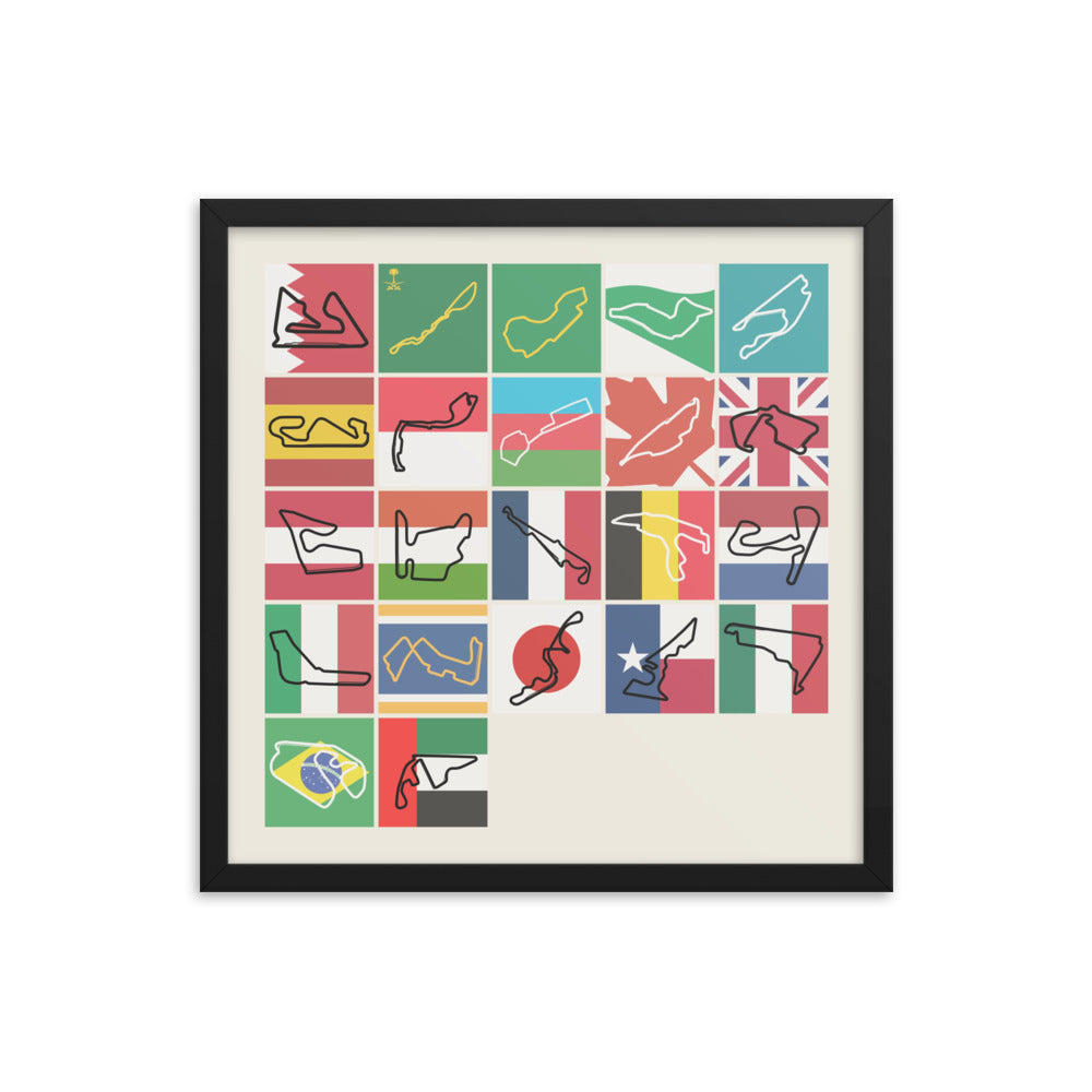 2022 Formula 1 Season Graphic Print
