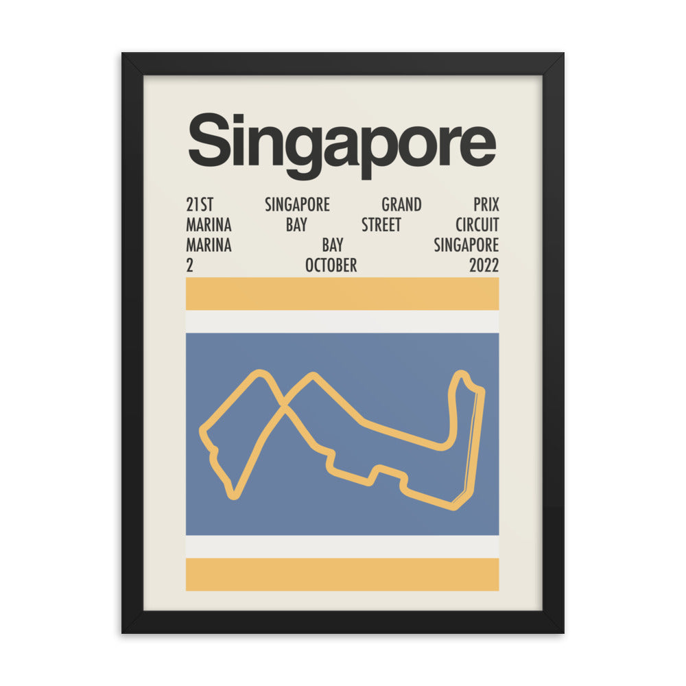 2022 Singapore Grand Prix Print