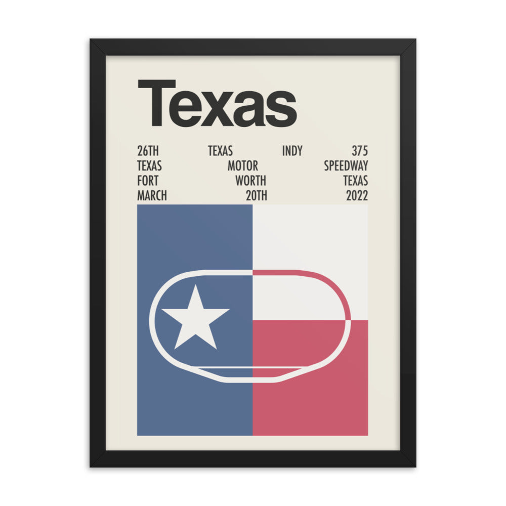 2022 Texas Indy 375 Print