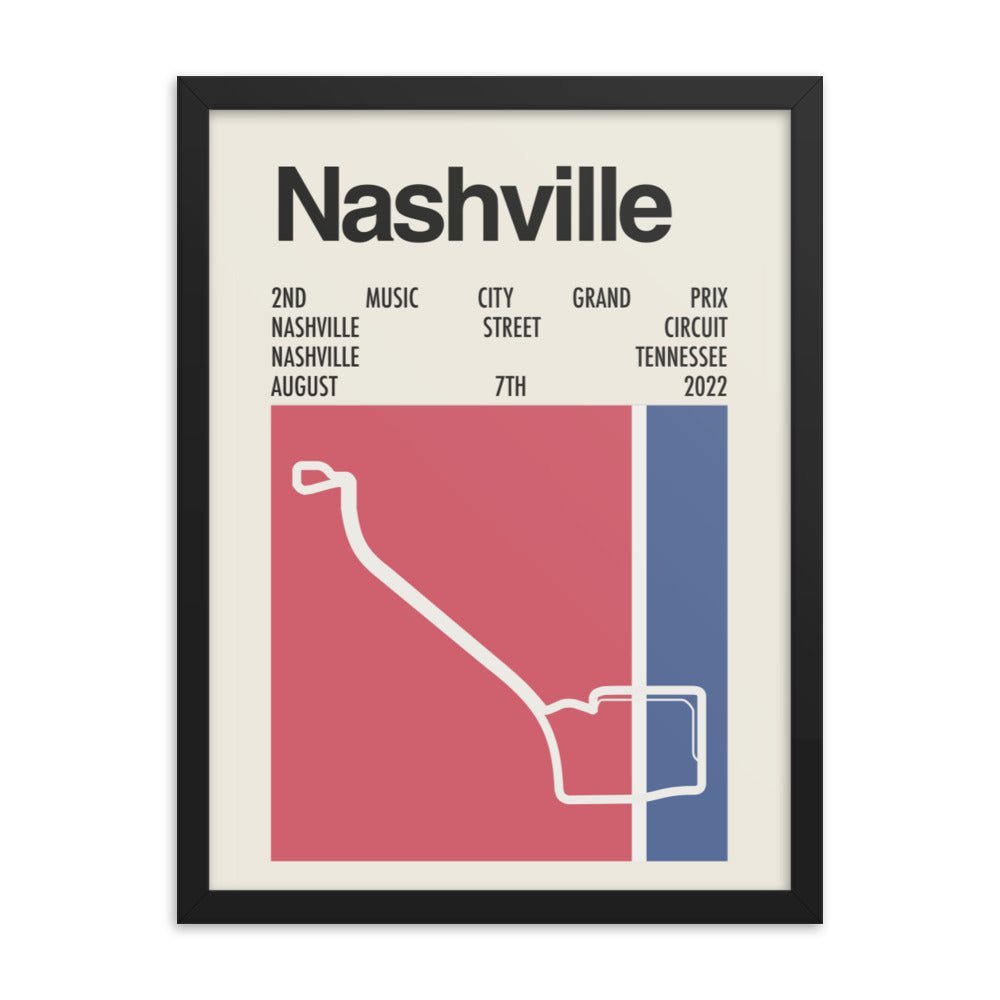 2022 Music City Grand Prix Print