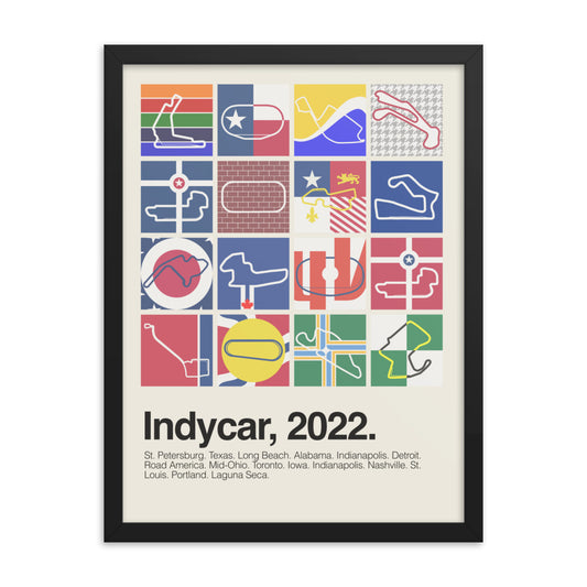 2022 Indycar Season Print