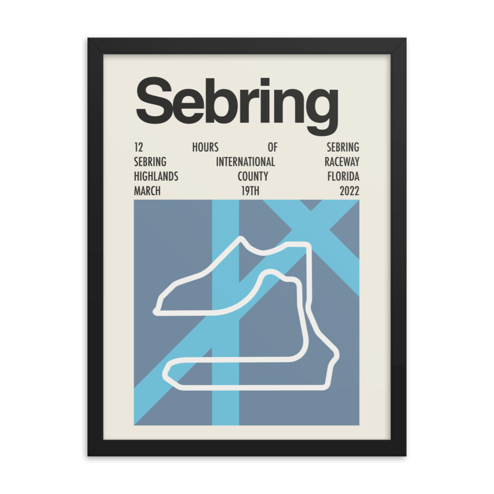 2022 12 Hours of Sebring Print