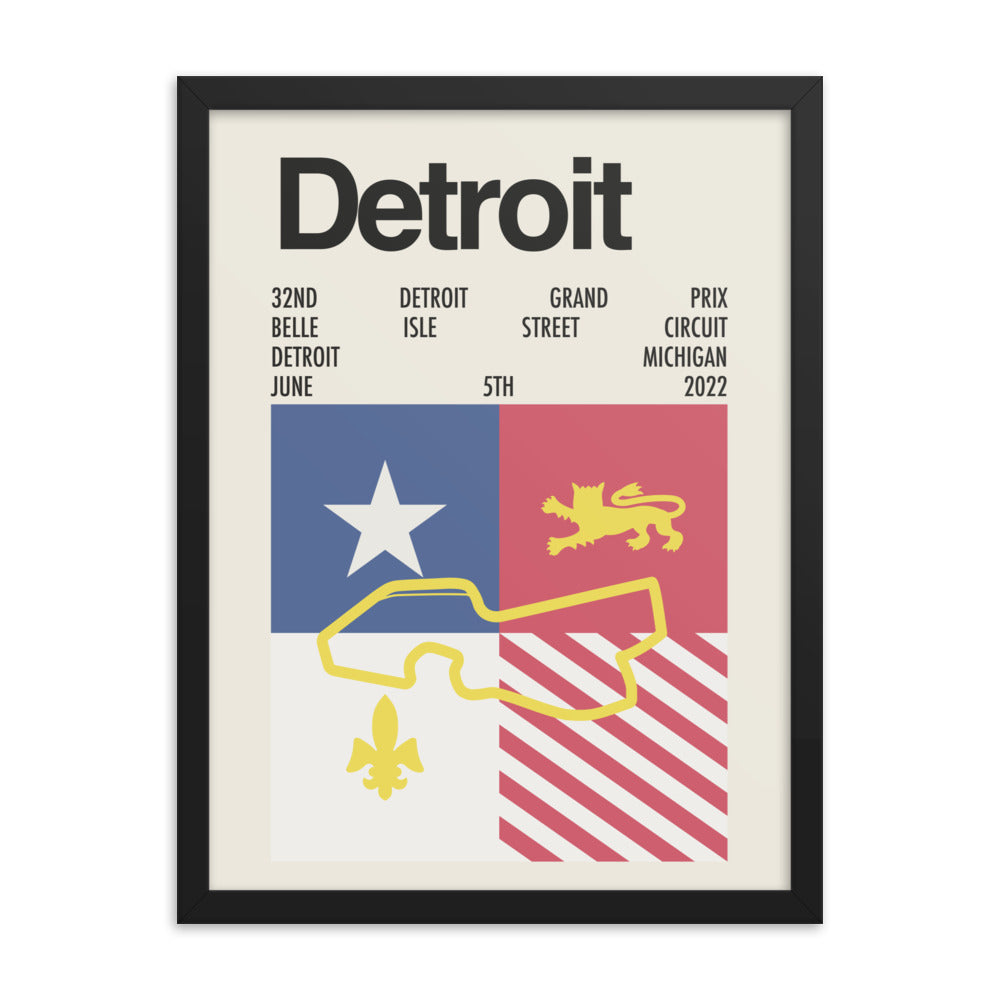 2022 Detroit Grand Prix Print