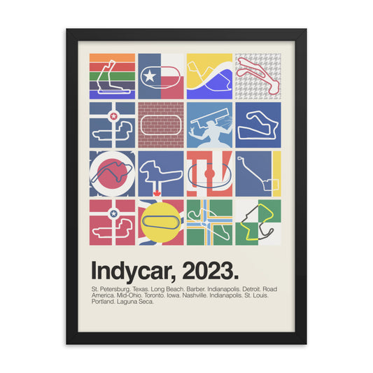2023 Indycar Season Print