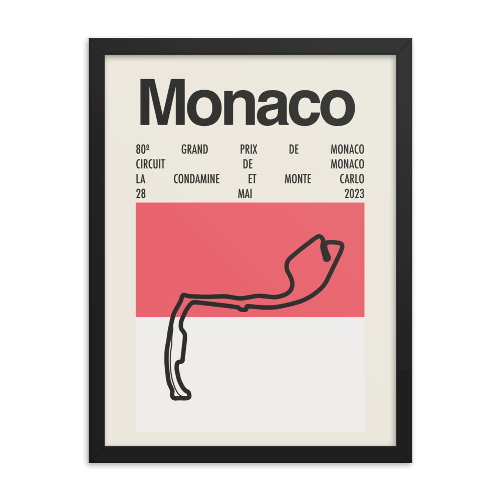 2023 Monaco Grand Prix Print