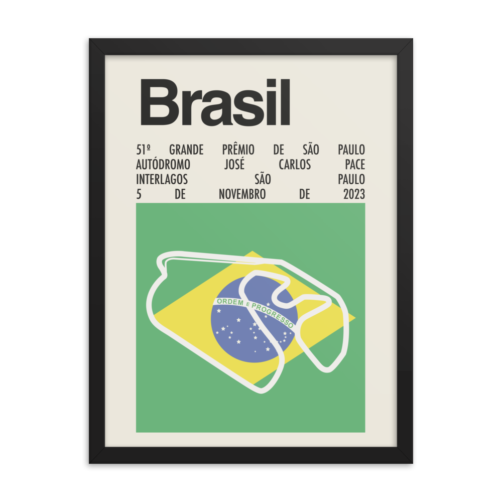 2023 Brazilian Grand Prix Print