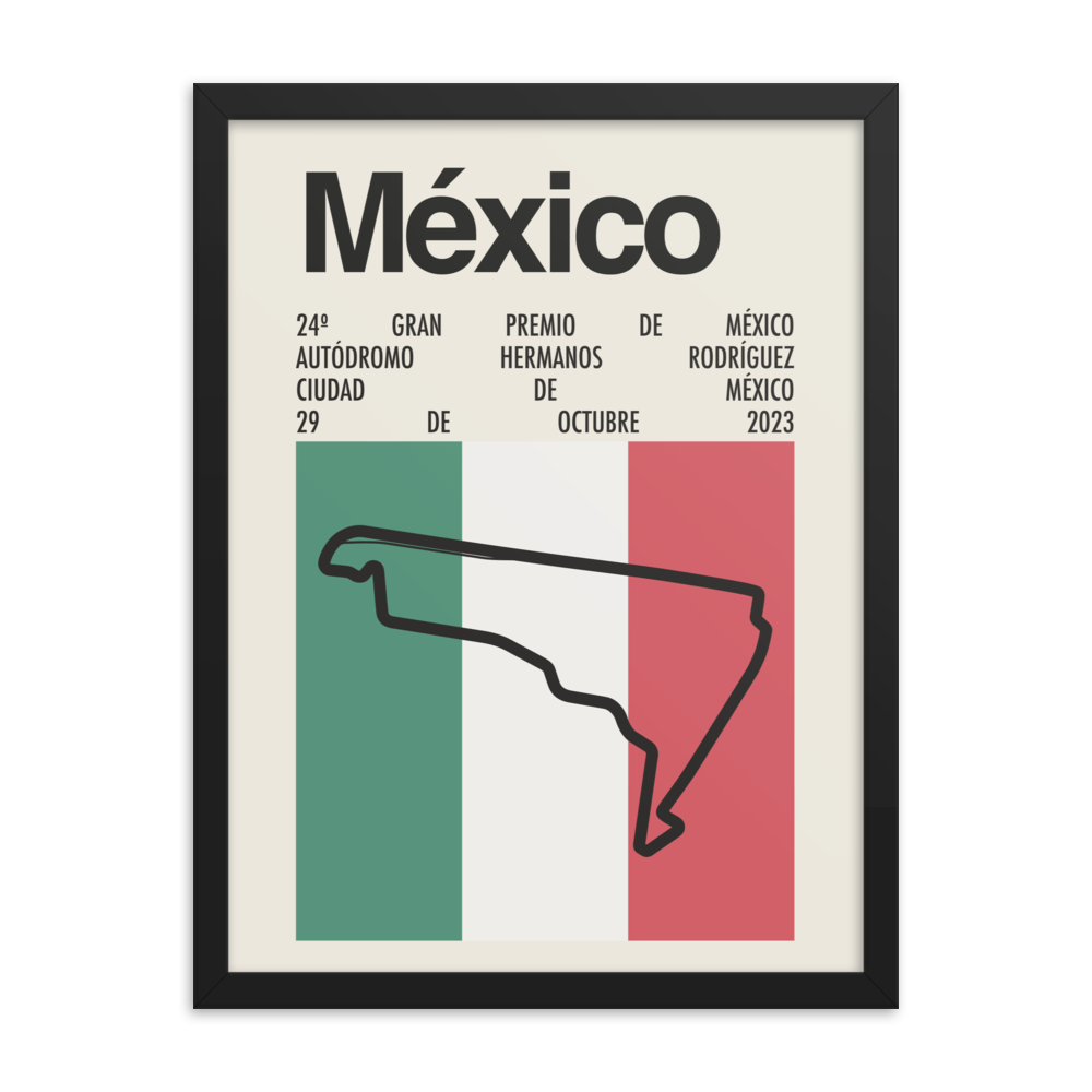 2023 Mexico City Grand Prix Print