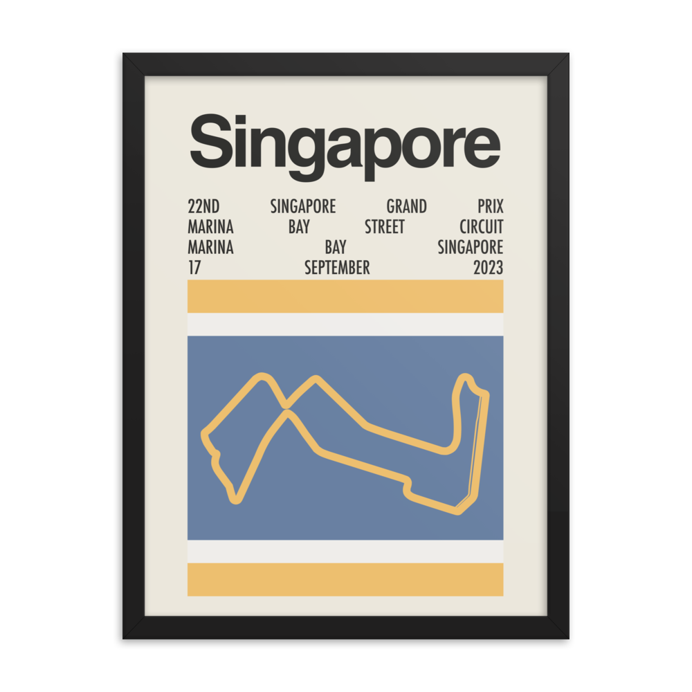 2023 Singapore Grand Prix Print
