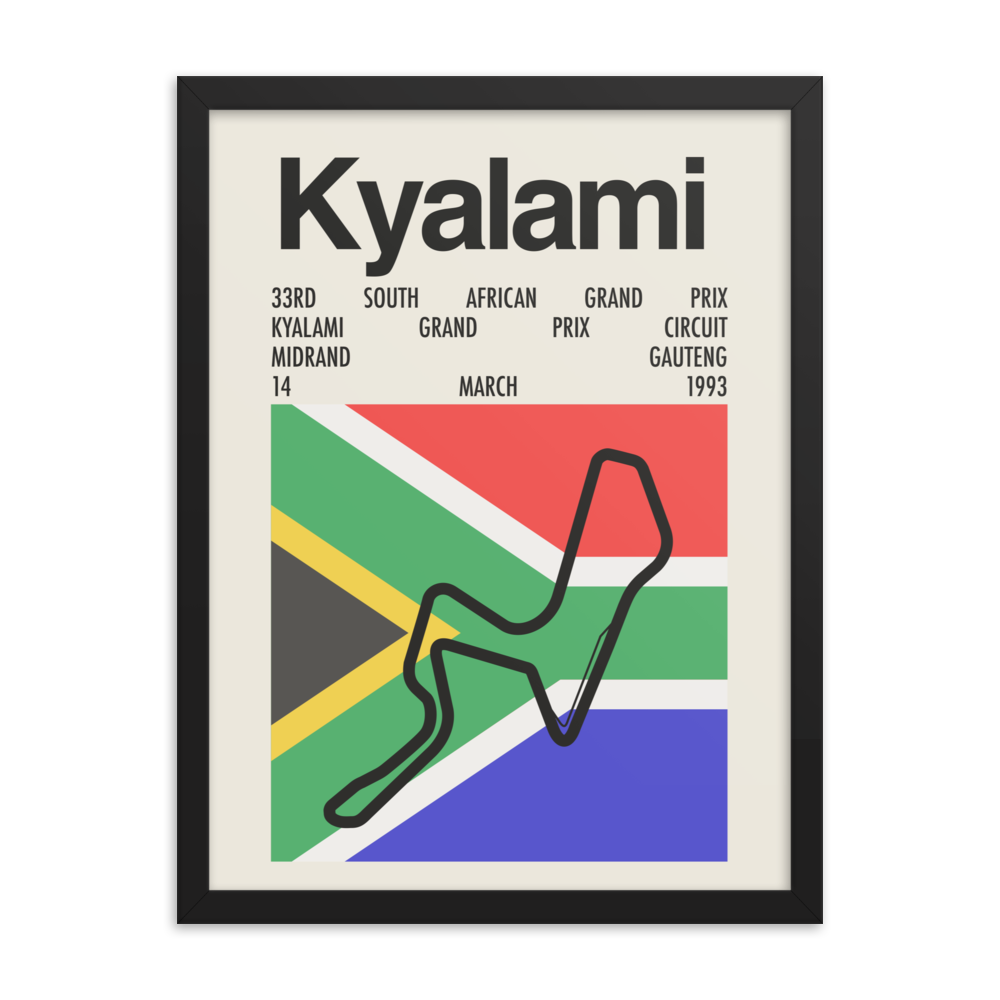 1993 South African Grand Prix Print