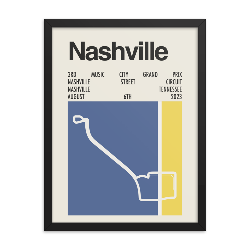 2023 Music City Grand Prix Print