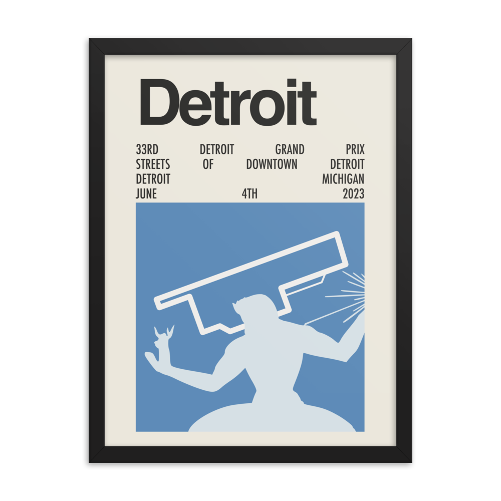 2023 Detroit Grand Prix Print