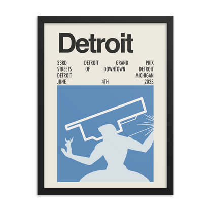 2023 Detroit Grand Prix Print