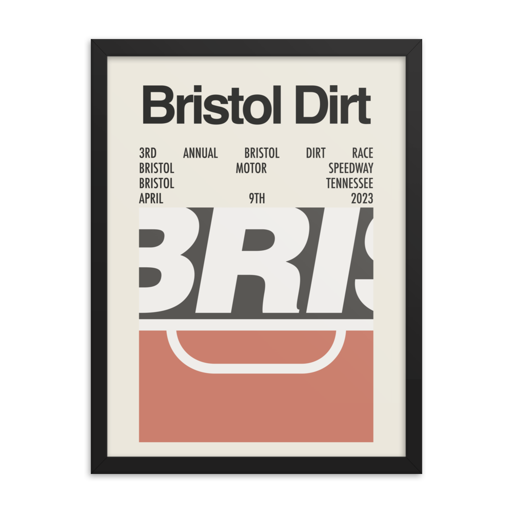 2023 Bristol Dirt Race Print