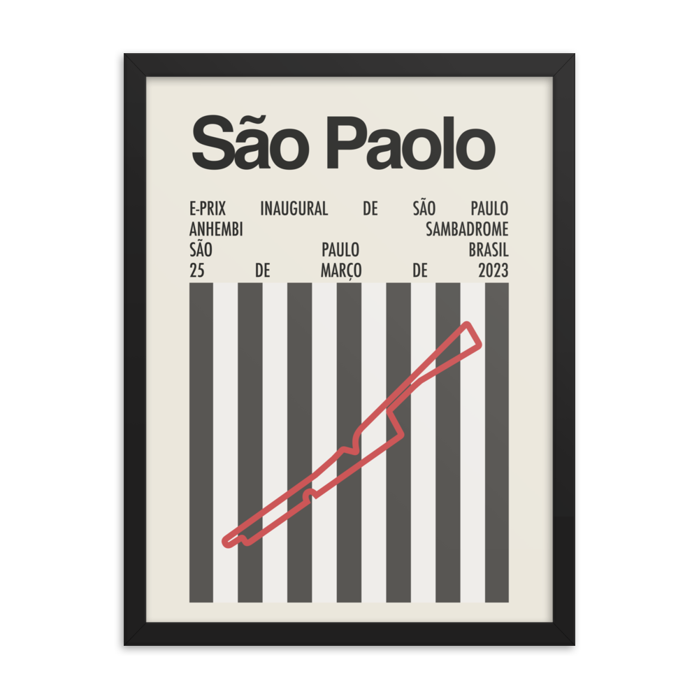 2023 São Paulo E-Prix Print