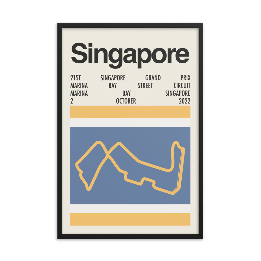 2022 Singapore Grand Prix Print