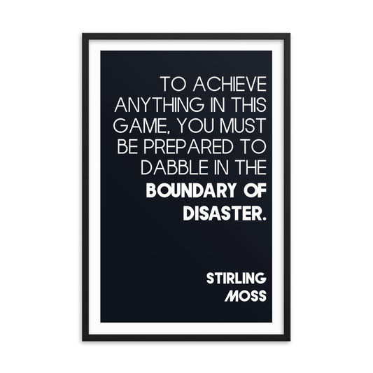 Boundary of Disaster Print