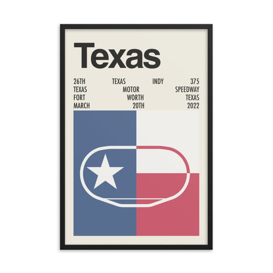 2022 Texas Indy 375 Print