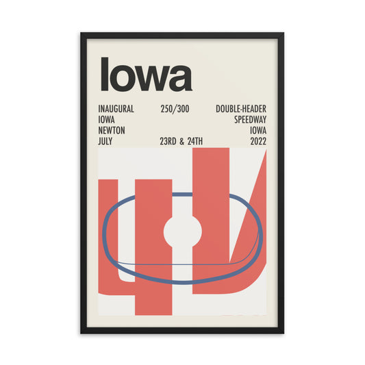 2022 Iowa 250/300 Double-Header Print