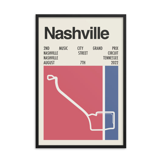 2022 Music City Grand Prix Print