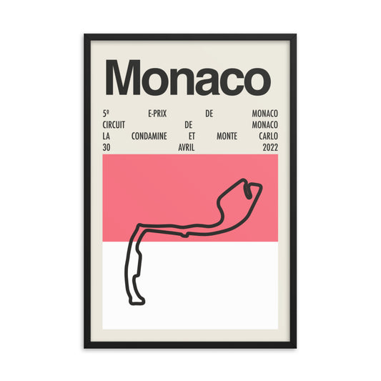 2022 Monaco E-Prix Print