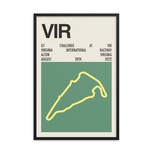 2022 GT Challenge at VIR Print