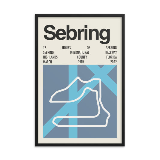 2022 12 Hours of Sebring Print