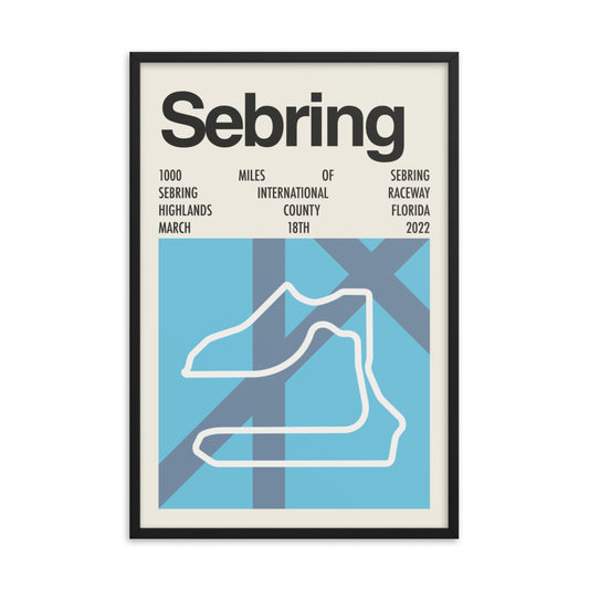 2022 1000 Miles of Sebring Print