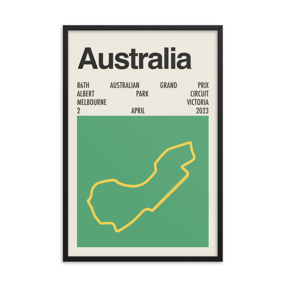 2023 Australian Grand Prix Print