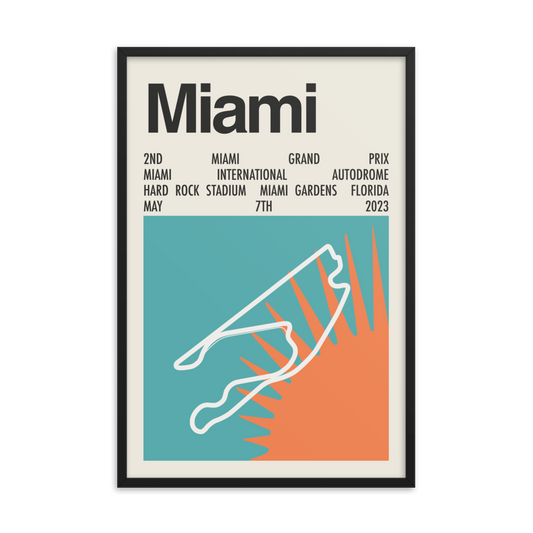2023 Miami Grand Prix Print
