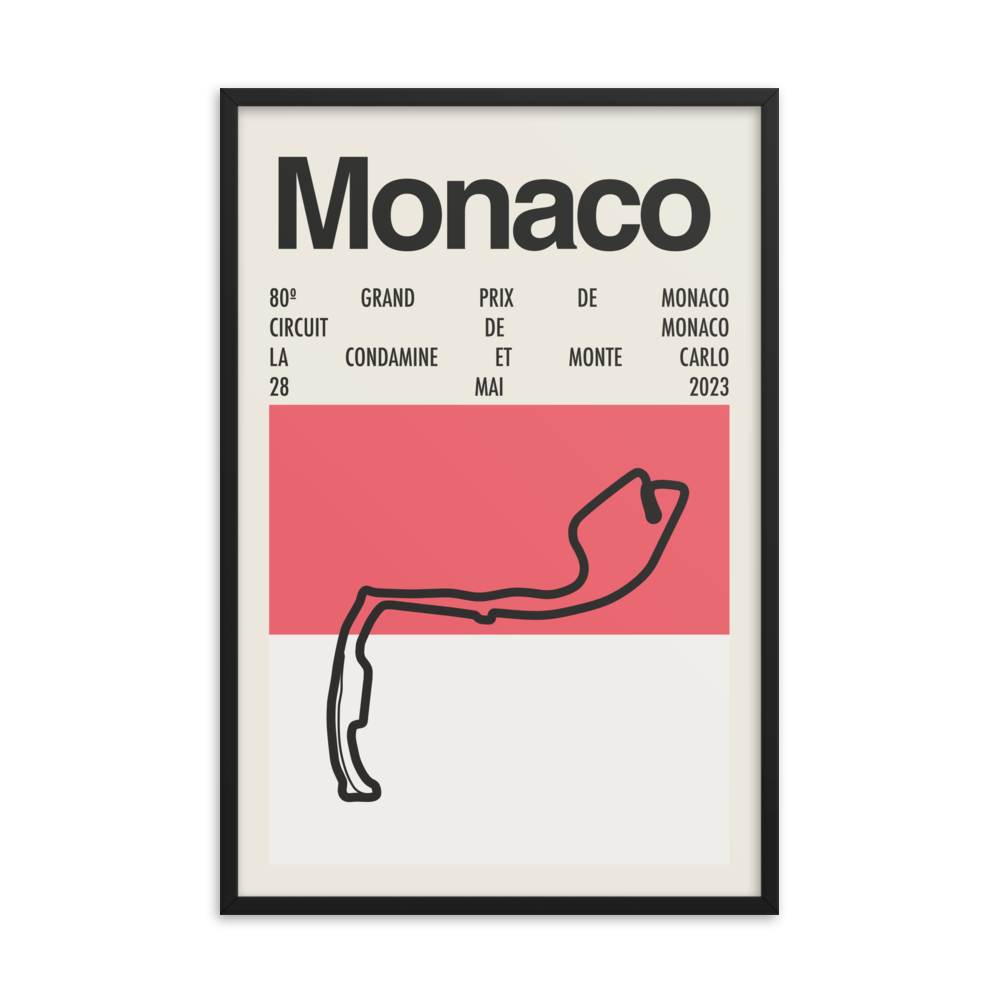 2023 Monaco Grand Prix Print