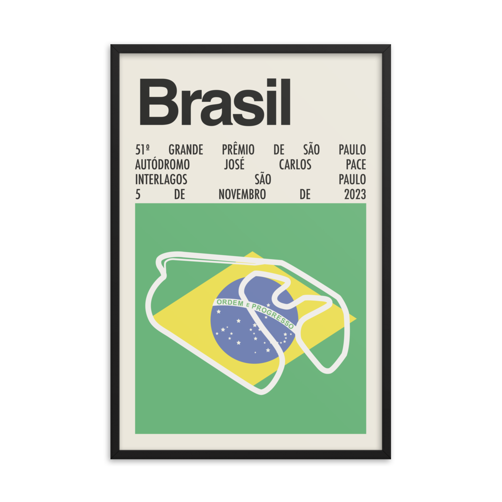 2023 Brazilian Grand Prix Print