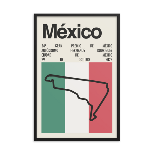 2023 Mexico City Grand Prix Print