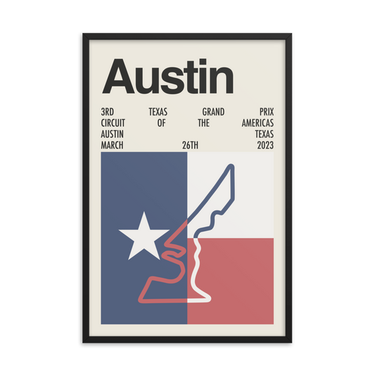 2023 Texas Grand Prix Print