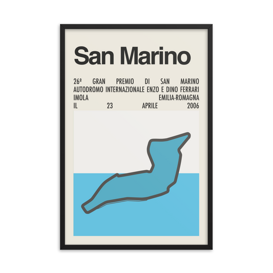 2006 San Marino Grand Prix Print