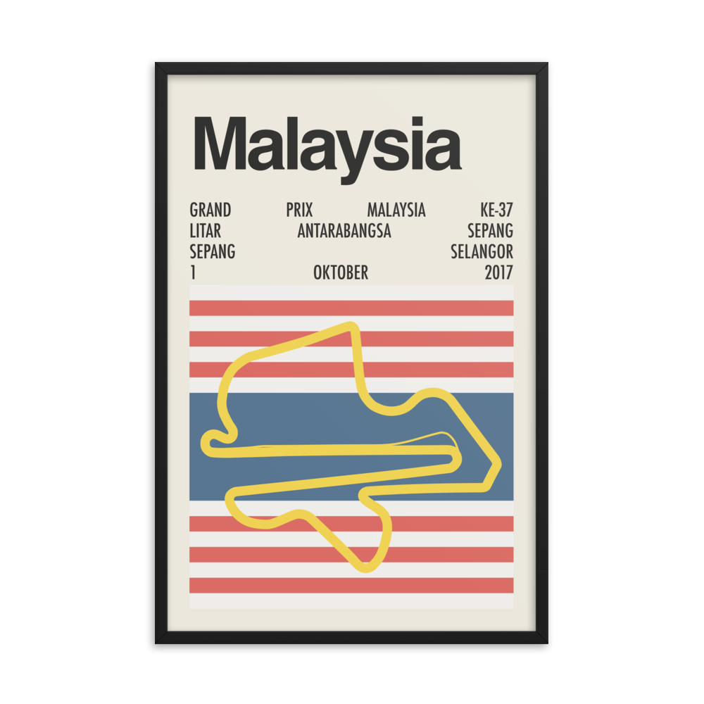 2017 Malaysian Grand Prix Print