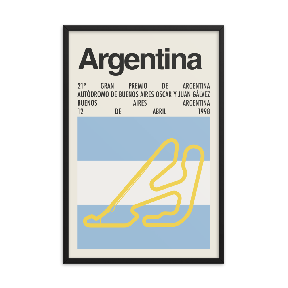 1998 Argentine Grand Prix Print