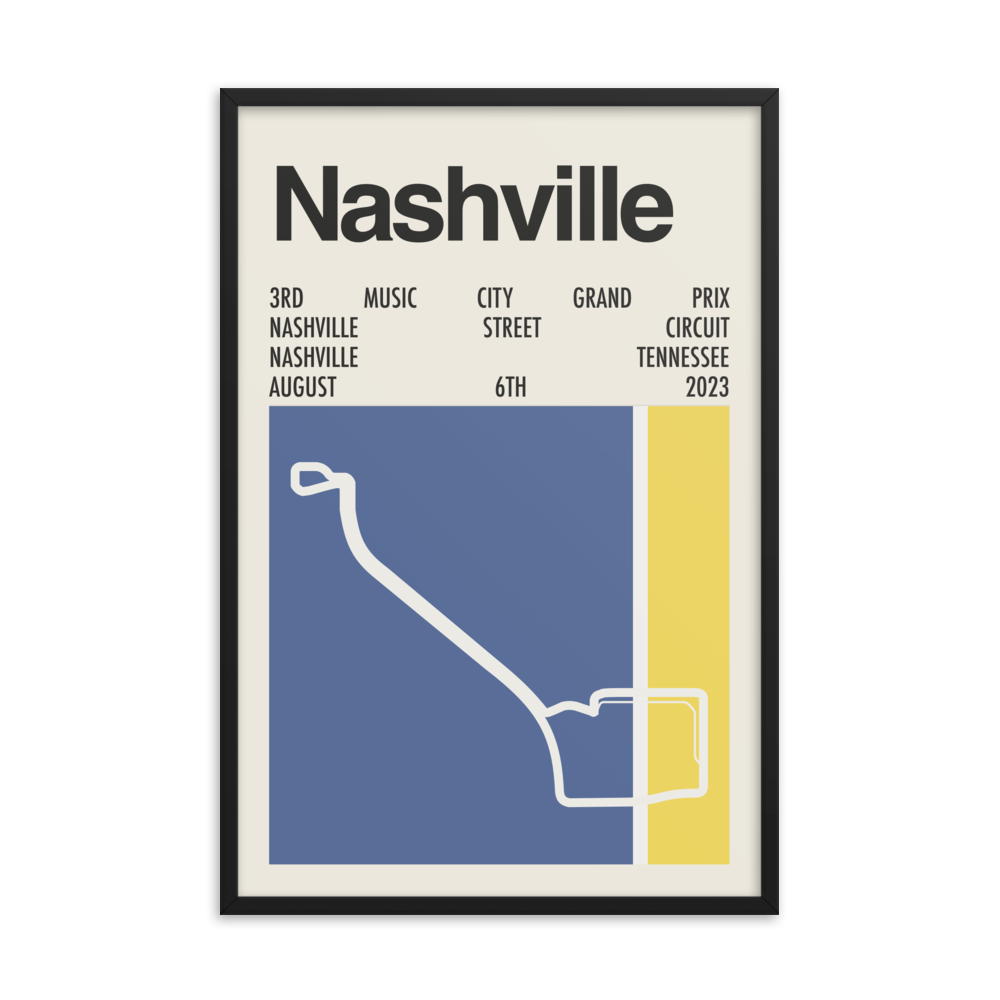 2023 Music City Grand Prix Print