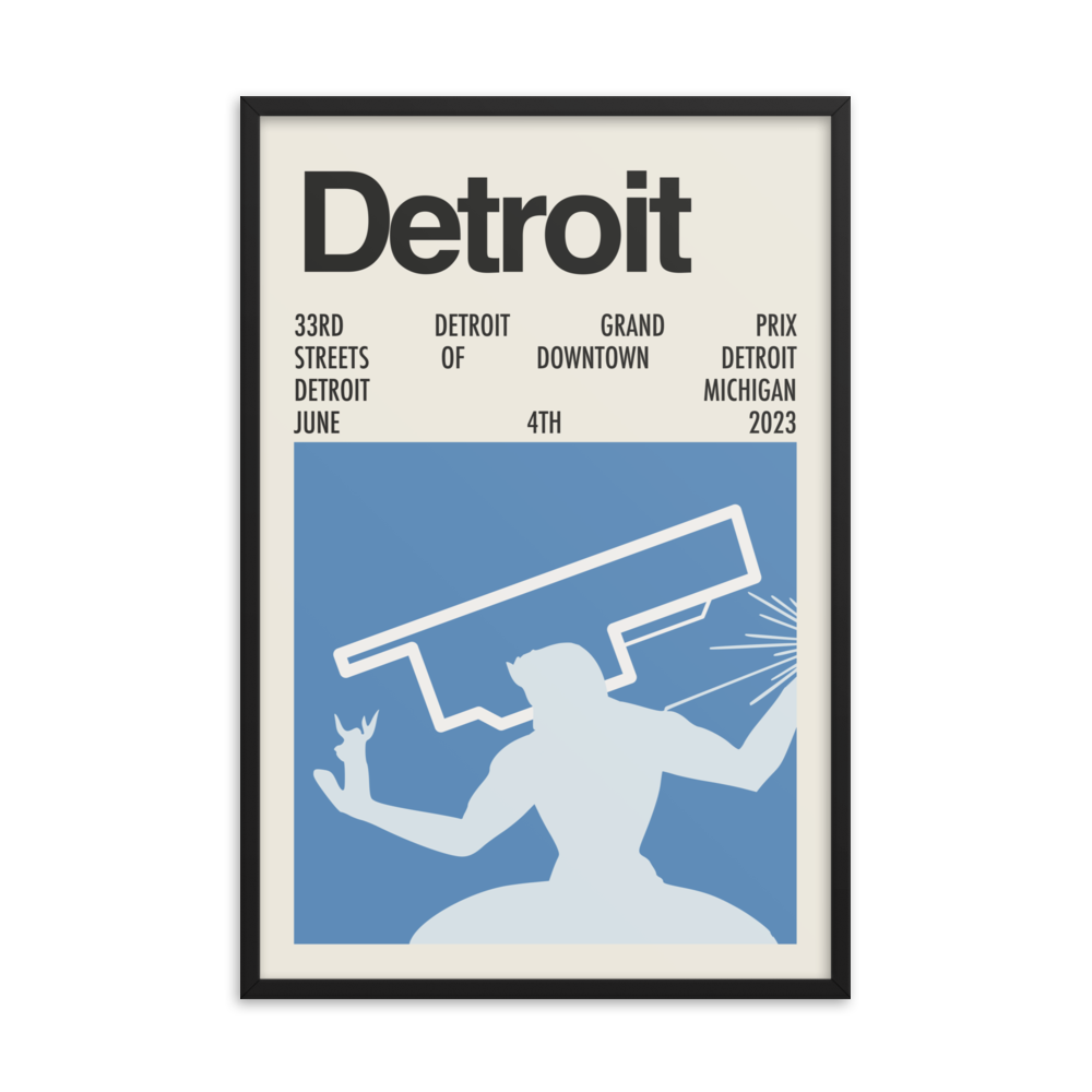 2023 Detroit Grand Prix Print