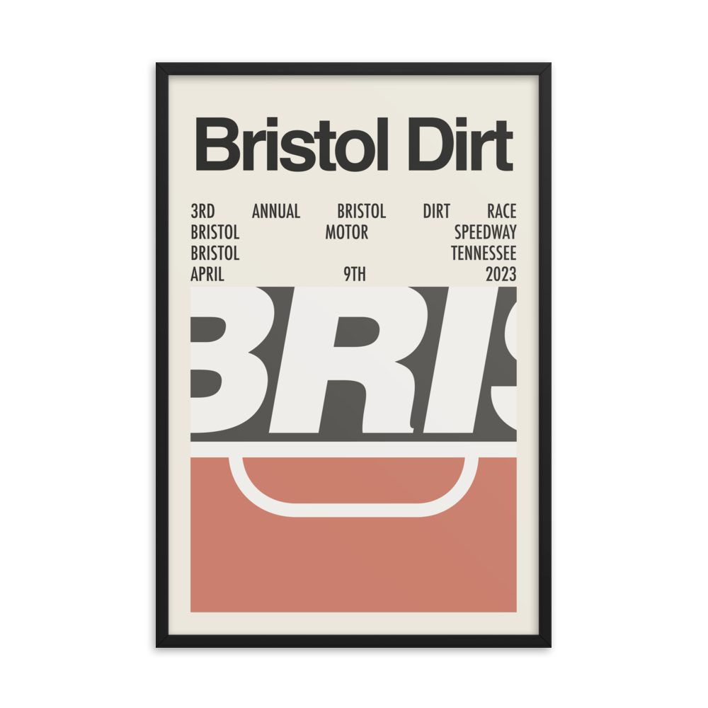 2023 Bristol Dirt Race Print