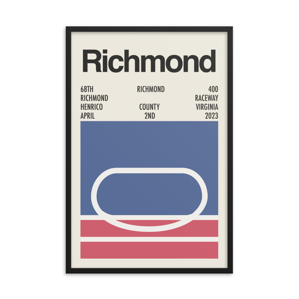 2023 Richmond 400 Race Print