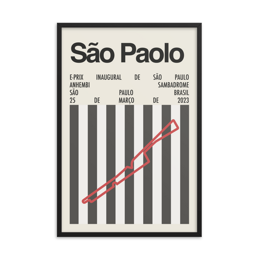 2023 São Paulo E-Prix Print