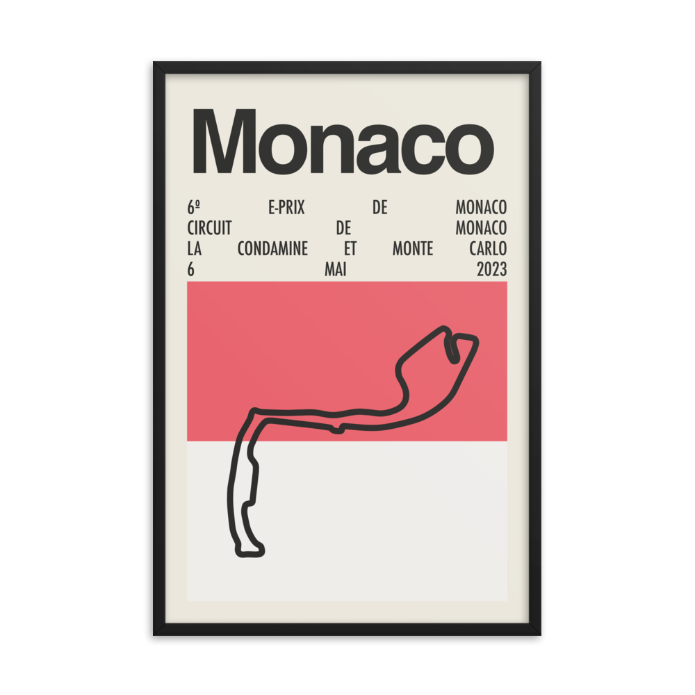 2023 Monaco E-Prix Print