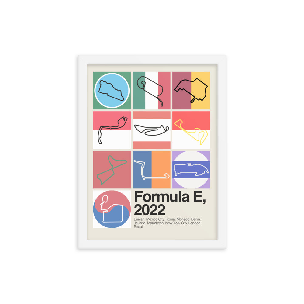 2022 Formula E Season Print